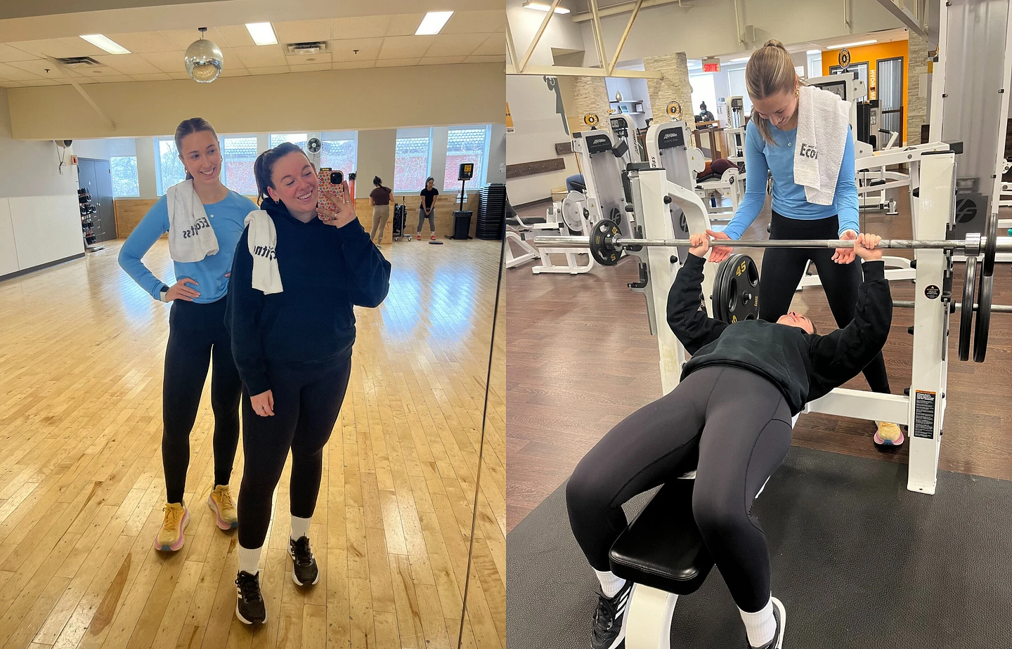 5 exercices a faire a 2 au gym
