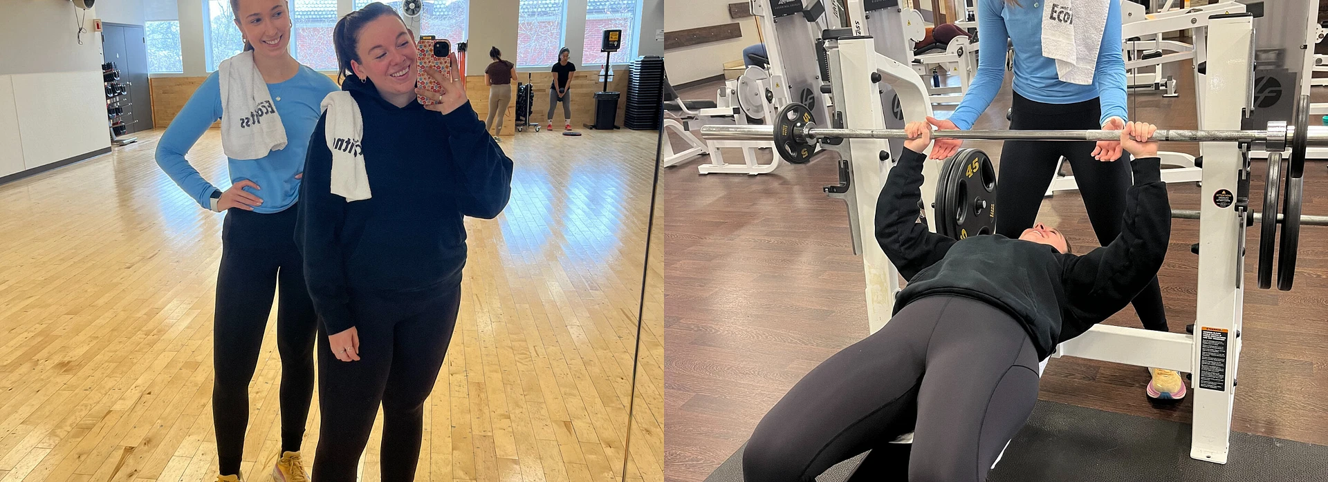 5 exercices a faire a 2 au gym