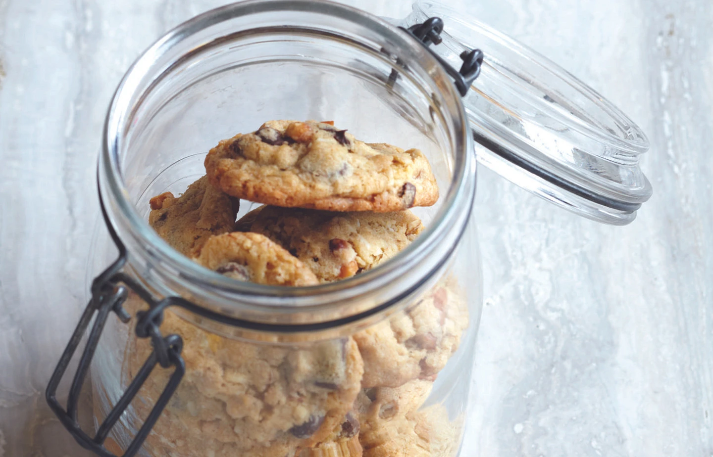 Biscuits aux bretzels et chocolat