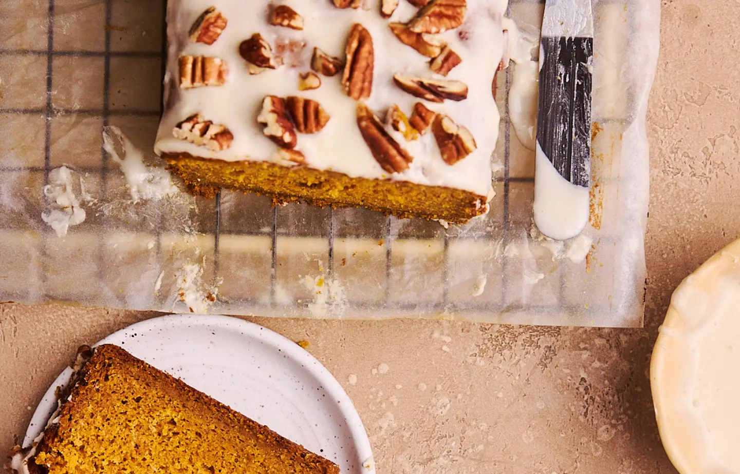 Brown Butter Pumpkin Cardamom Loaf