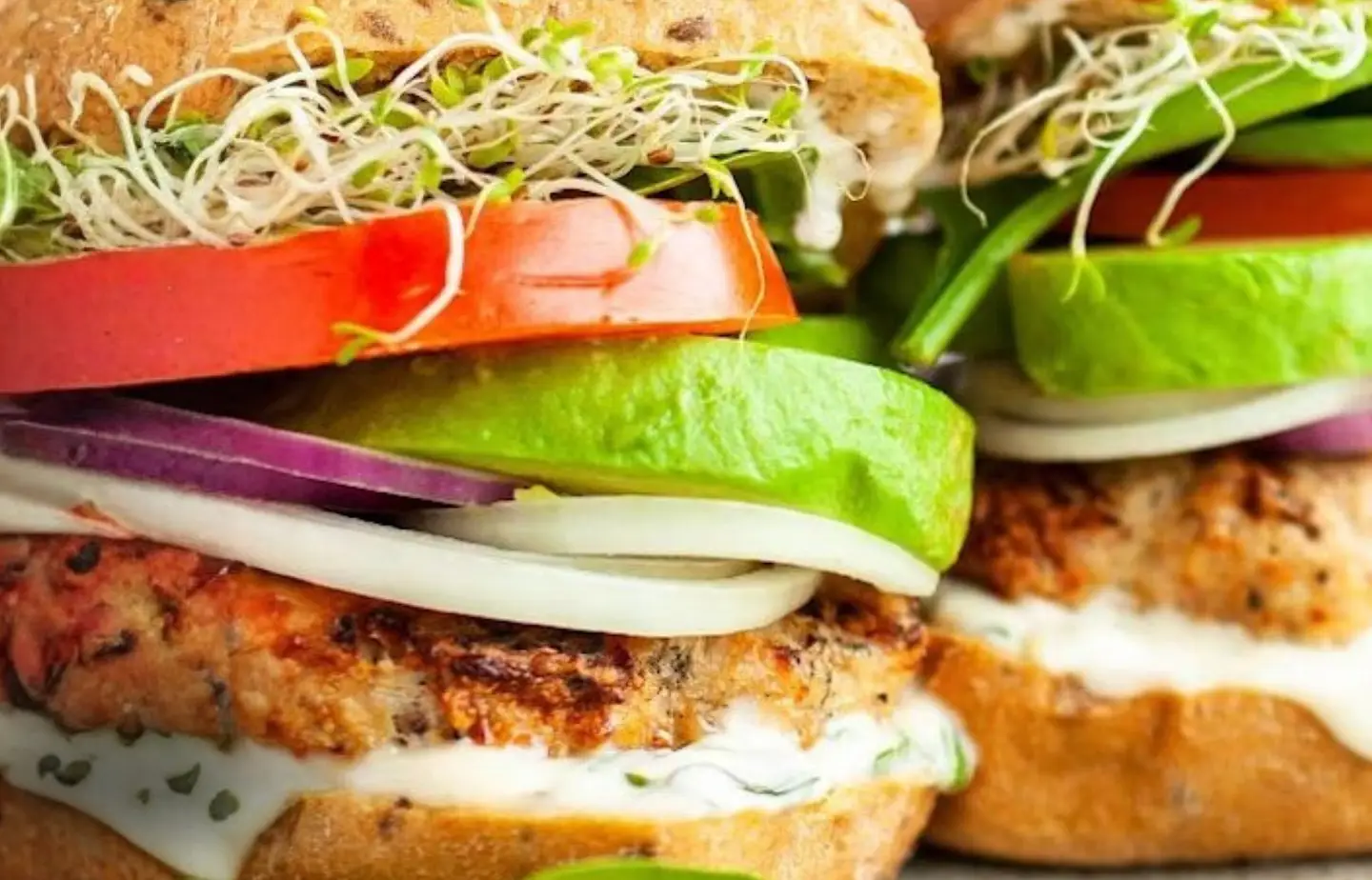 Burger de dindon grille Header