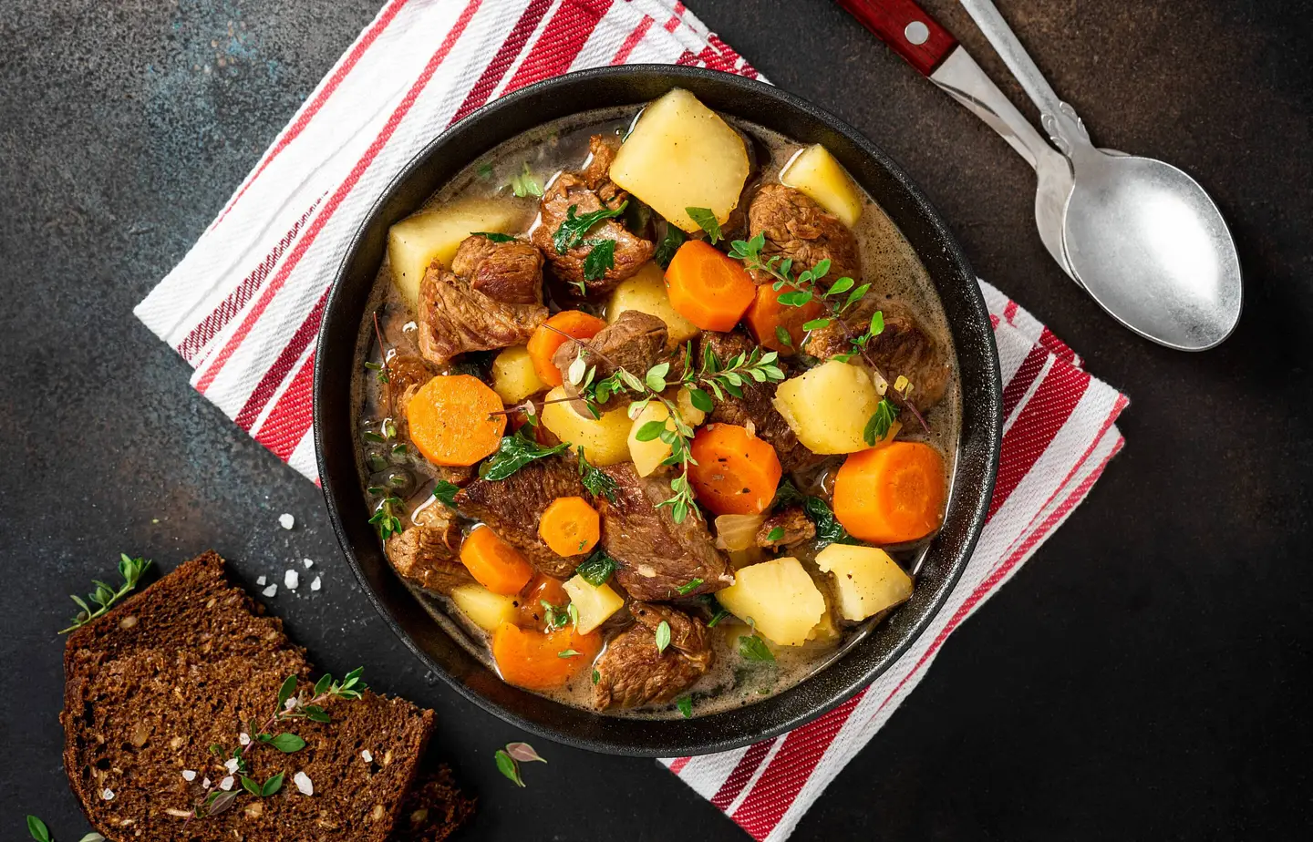Quick One Pot Beef Potato Stew