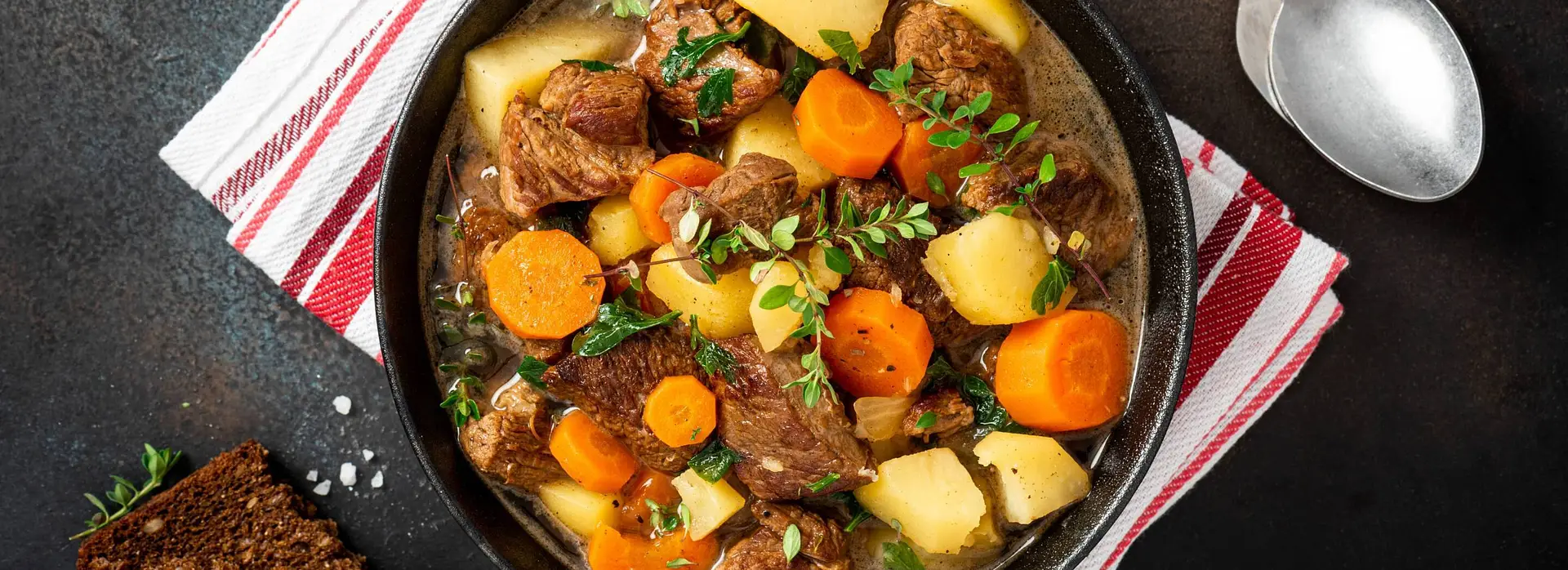 Quick One Pot Beef Potato Stew