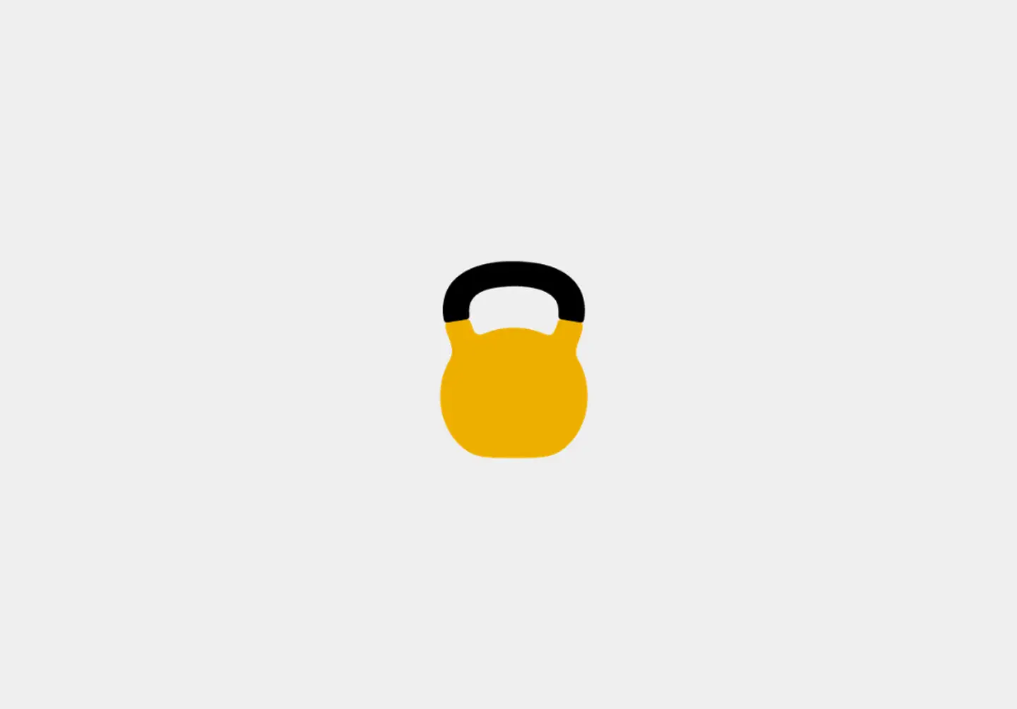 11 Icone kettlebell jaune