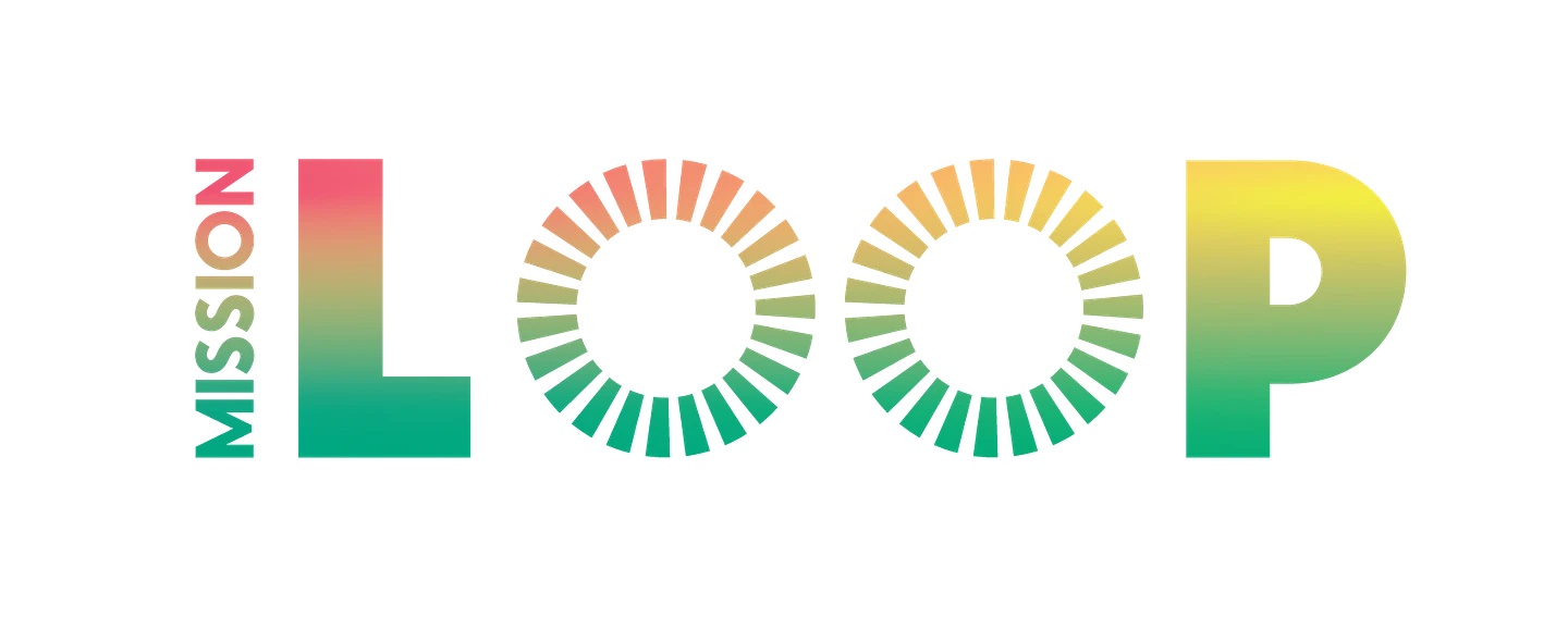 LOOP logo mission rainbow
