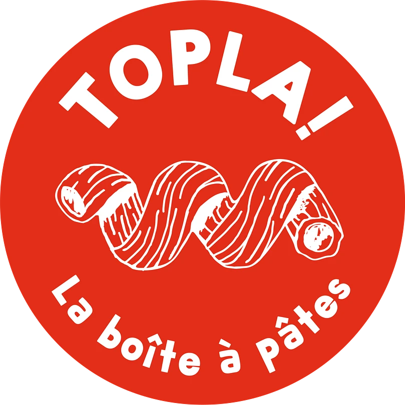 Logo Topla rond rouge