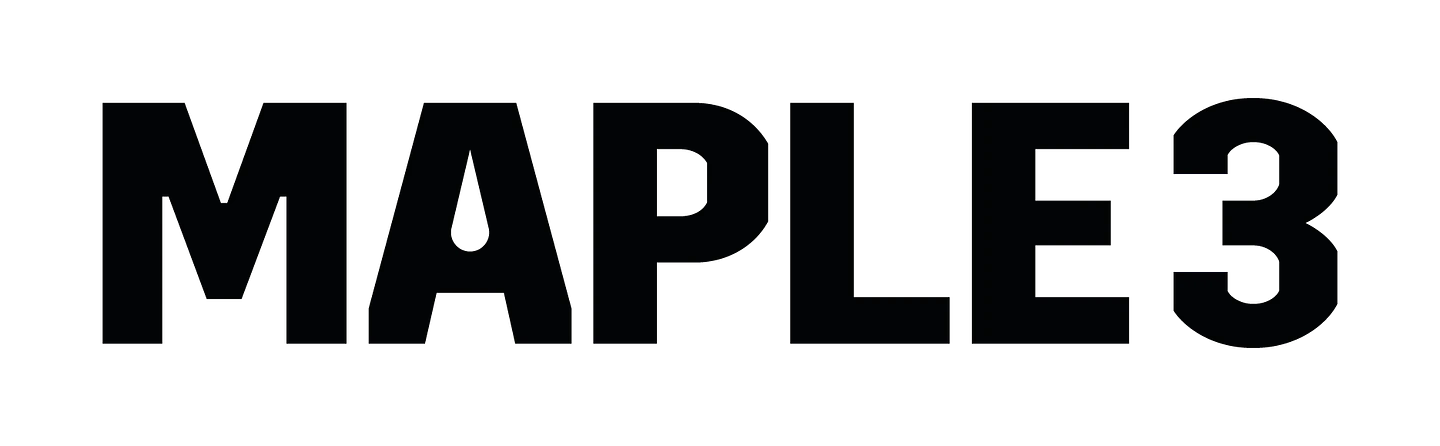 Maple3 Logo CMYK Black