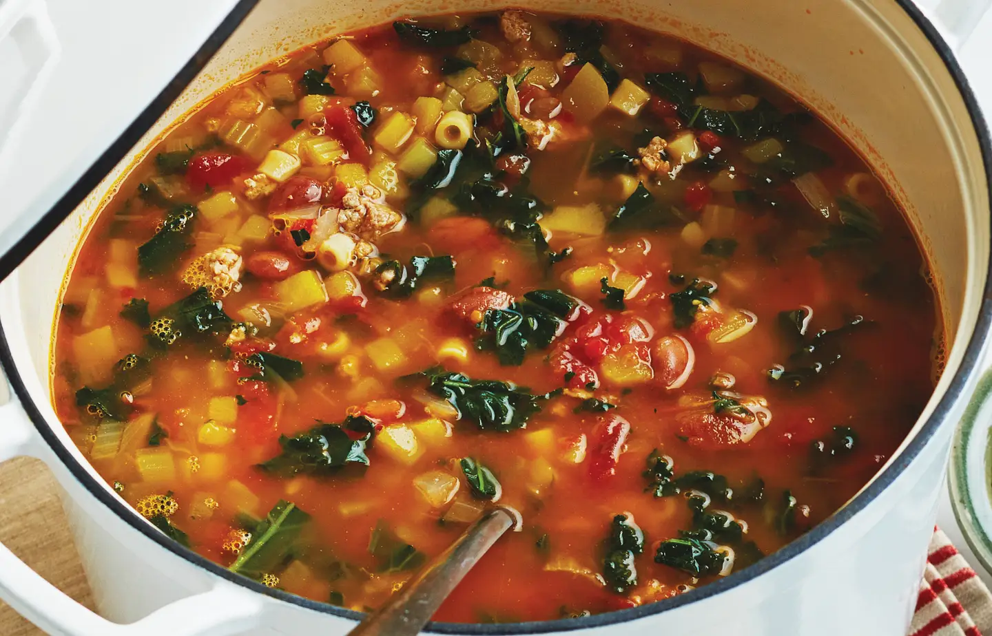 Minestrone dautomne a la dinde et a la courge