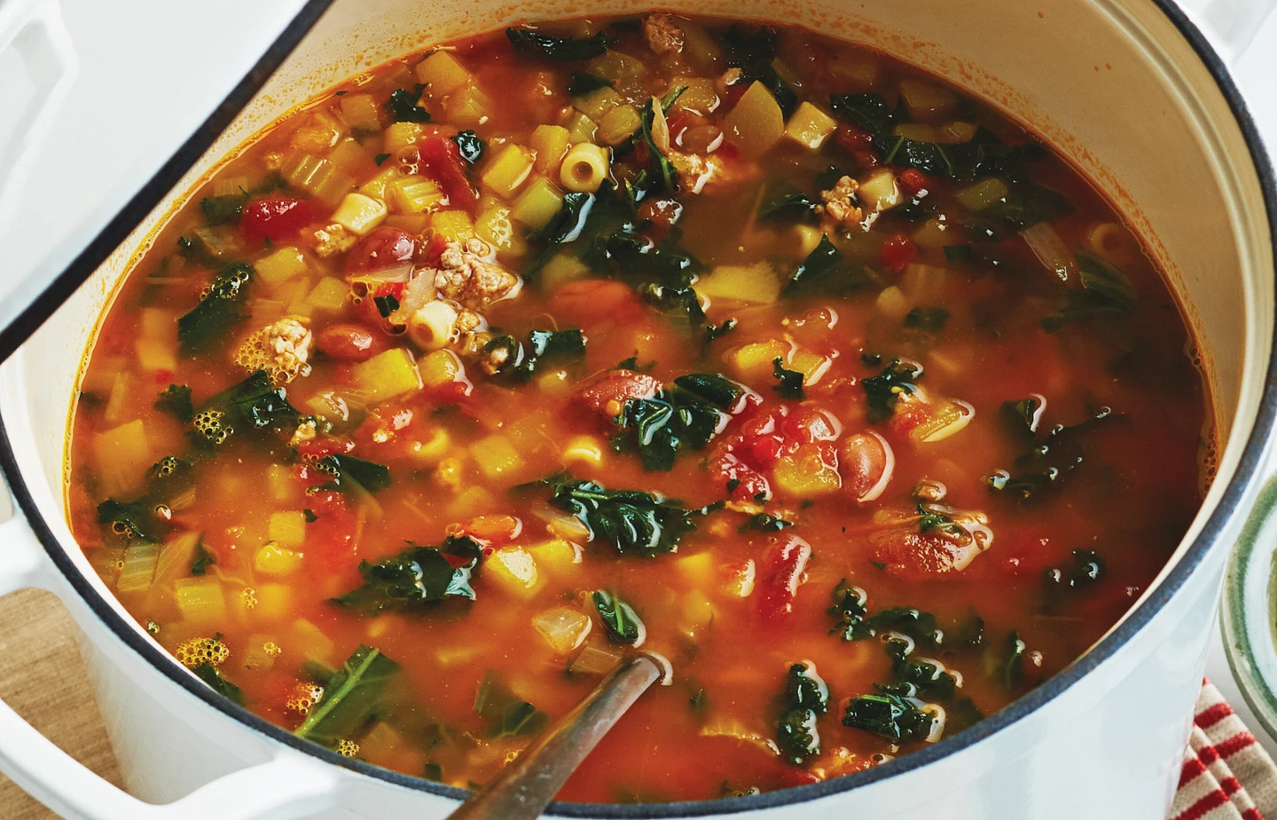 Minestrone dautomne a la dinde et a la courge