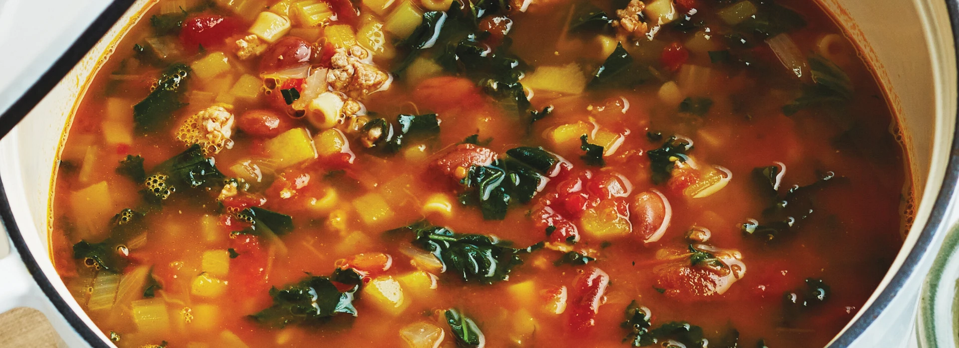 Minestrone dautomne a la dinde et a la courge