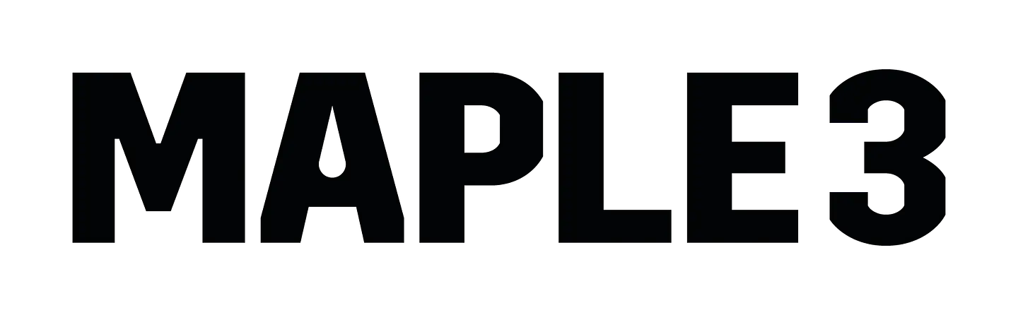 Maple3 Logo CMYK Black