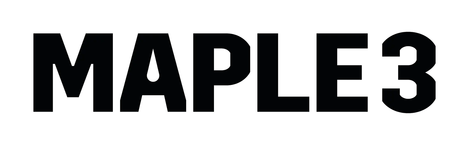 Maple3 Logo CMYK Black